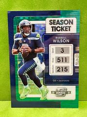 Russell Wilson [Green Pulsar] Football Cards 2021 Panini Contenders Optic Prices