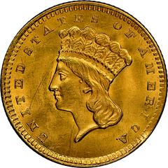 1856 [SLANTED 5 PROOF] Coins Gold Dollar Prices