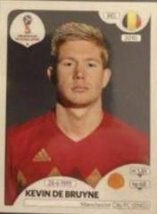 Kevin de Bruyne [Black Back] #522 Soccer Cards 2018 Panini World Cup Stickers Prices