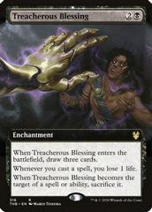 Treacherous Blessing [Extended Art Foil] Magic Theros Beyond Death Prices