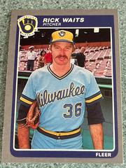 Rick Waits Baseball Cards 1985 Fleer Prices