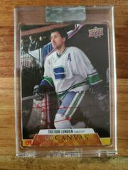 Trevor Linden [Red Ink] Hockey Cards 2020 Upper Deck Clear Cut Canvas Signatures Prices