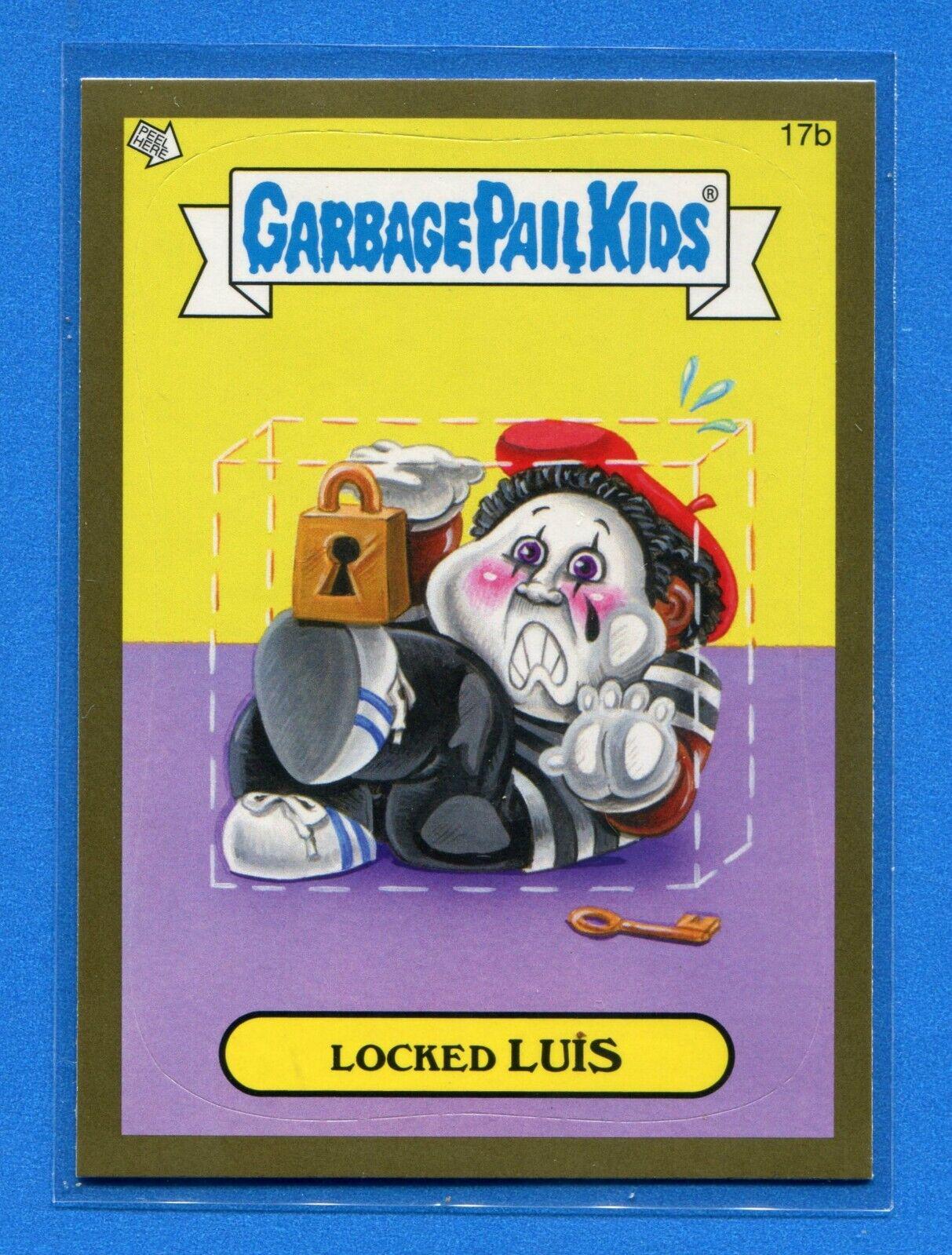 Locked LUIS [Gold] #17b 2014 Garbage Pail Kids