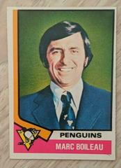 Marc Boileau #49 Hockey Cards 1974 O-Pee-Chee Prices