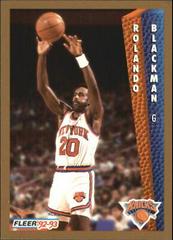 Rolando Blackman Basketball Cards 1992 Fleer Prices