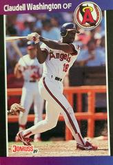 Claudell Washington Baseball Cards 1989 Donruss Traded Prices