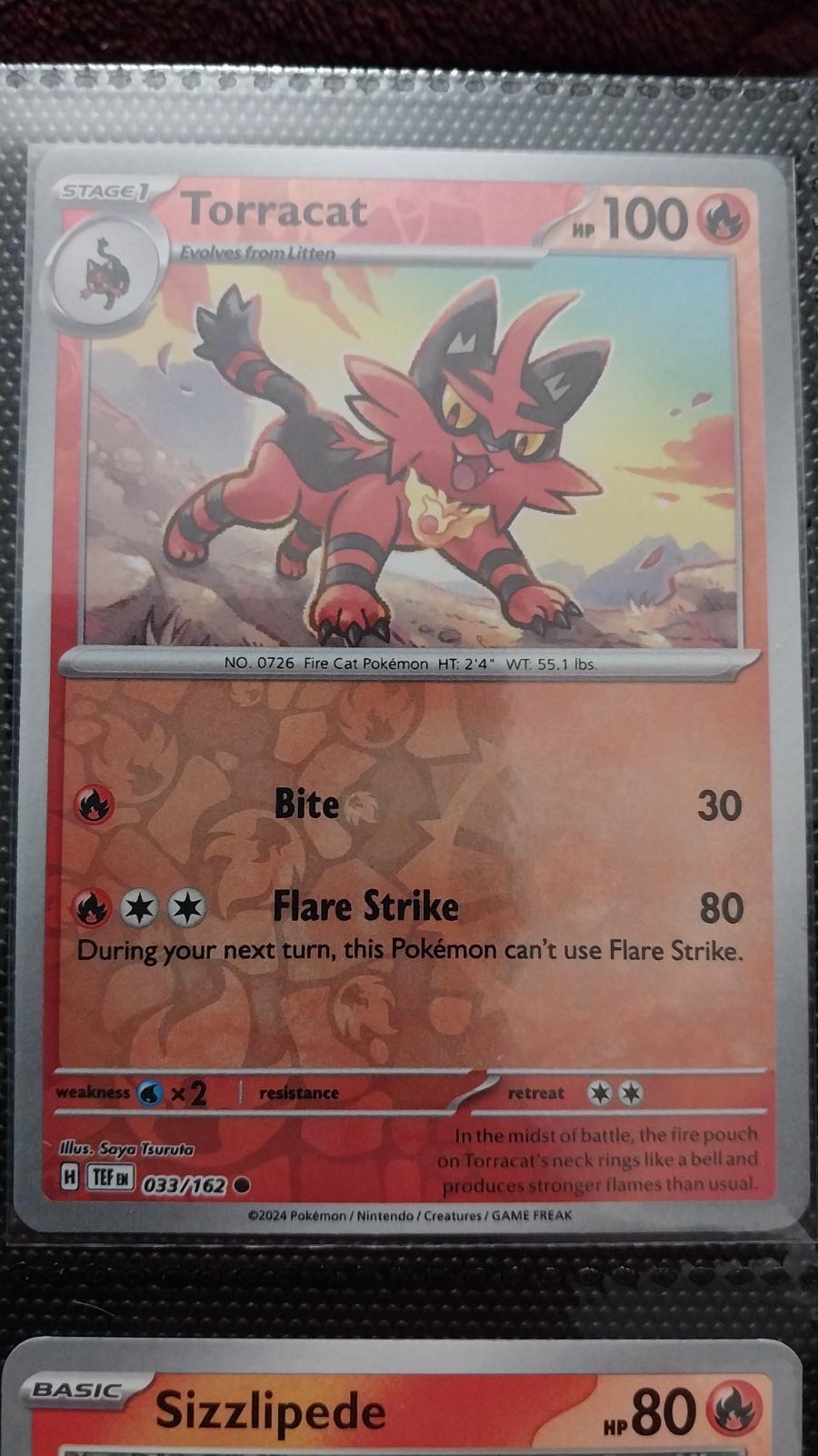 Torracat [Reverse Holo] #33 Pokemon Temporal Forces