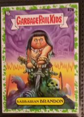 Barbarian Brandon [Green] #62a Garbage Pail Kids Book Worms Prices