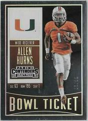 Allen Hurns [Bowl Ticket] Football Cards 2016 Panini Contenders Draft Picks Prices