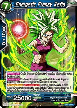 Energetic Frenzy Kefla DB2-039 Dragon Ball Super Divine Multiverse