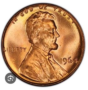 1964 [DOUBLE DIE] Coins Lincoln Memorial Penny