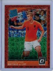Matthijs de Ligt [Optic Red Velocity] #195 Soccer Cards 2018 Panini Donruss Prices