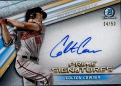 Colton Cowser Baseball Cards 2022 Bowman Chrome Prime Signatures Prices