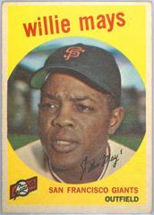 Willie Mays #50 Baseball Cards 1959 Topps Prices