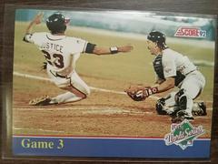 Mark Lemke [World Series Game 3] Baseball Cards 1992 Score Factory Set Inserts Prices