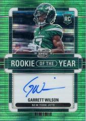 Garrett Wilson [Rookie of the Year Autograph Green Pulsar] #ROY-GW Football Cards 2022 Panini Contenders Optic Rookie of the Year Prices