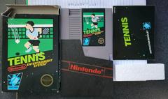 Box, Cartridge, Manual, Sleeve, And Styrofoam | Tennis [5 Screw] NES