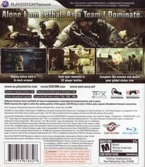 Back Cover | SOCOM Confrontation Playstation 3