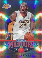 Kobe Bryant #1 Basketball Cards 2012 Panini Marquee Prices