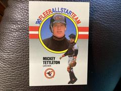 Mickey Tettleton #12 Baseball Cards 1990 Fleer All Stars Prices