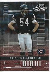 Brian Urlacher #16 Football Cards 2001 Playoff Absolute Memorabilia Prices