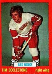 Tim Ecclestone #124 Hockey Cards 1973 Topps Prices
