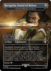 Herugrim, Sword of Rohan [Foil] #384 Magic Lord of the Rings Commander Prices