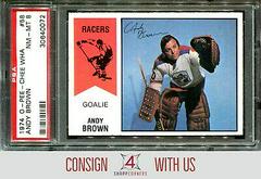 Andy Brown #58 Hockey Cards 1974 O-Pee-Chee WHA Prices