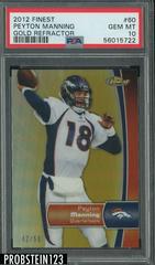 Peyton Manning [Gold Refractor] #60 Football Cards 2012 Topps Finest Prices