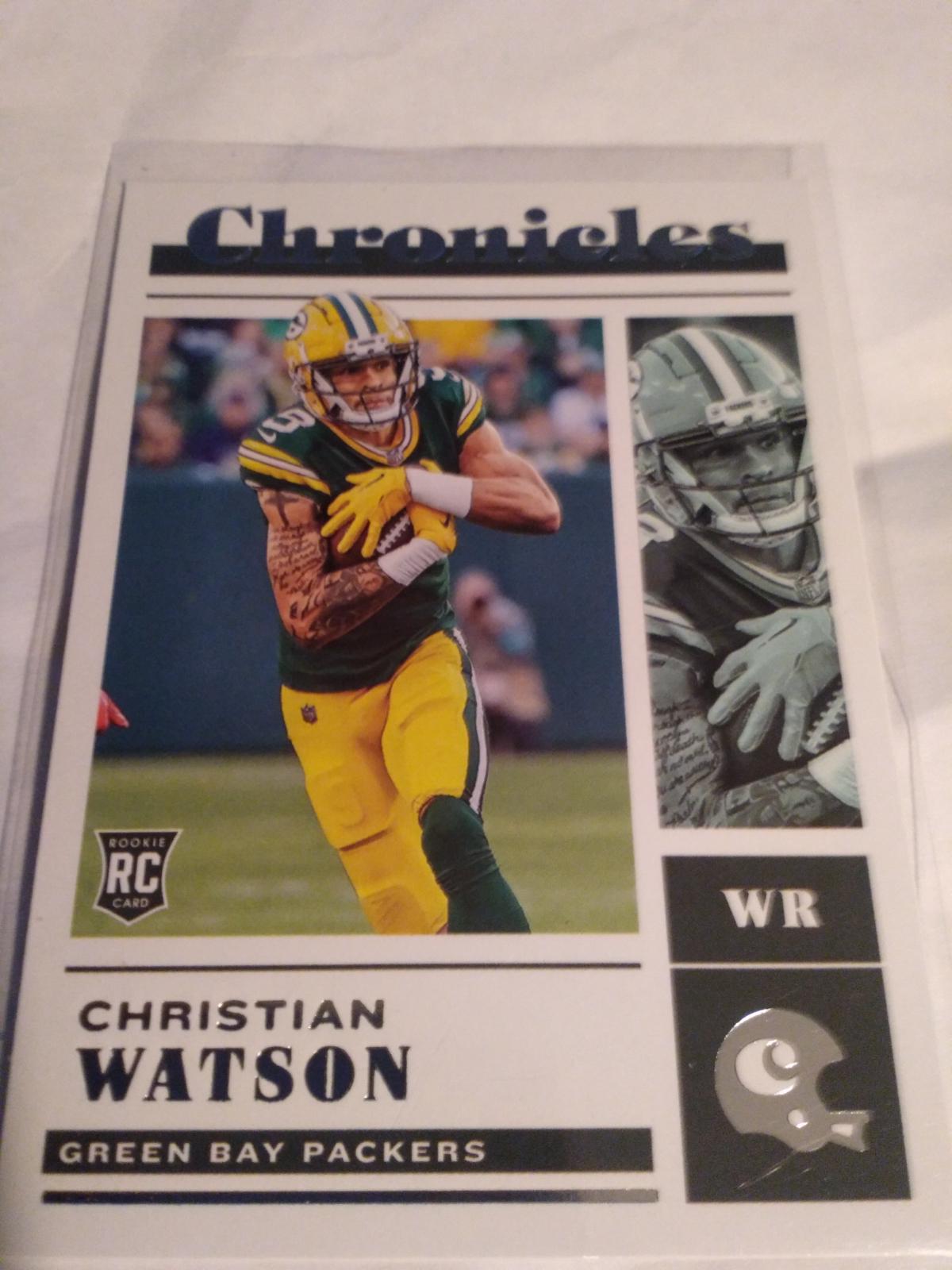 Christian Watson #39 Prices [Rookie] | 2022 Panini Chronicles ...