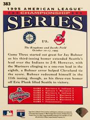Rear | Jay Buhner [AL Championship Series] Baseball Cards 1996 Collector's Choice