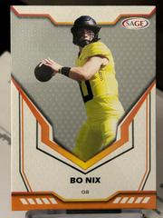 Bo Nix #19 Football Cards 2024 Sage Prices