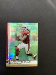 Larry Fitzgerald [Green Refractor] #1 Football Cards 2009 Topps Finest Prices