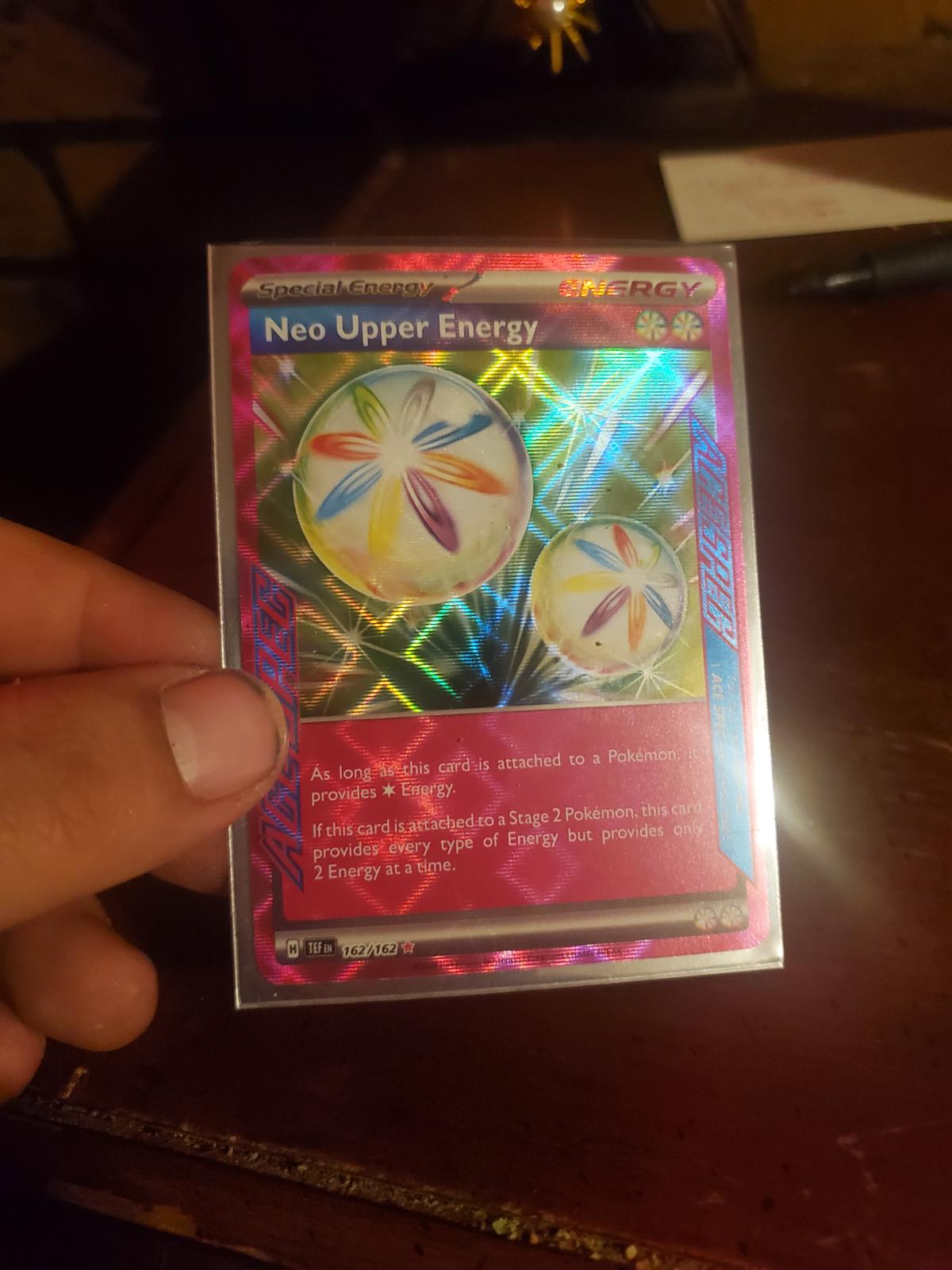 Neo Upper Energy [Reverse Holo] #162 Pokemon Temporal Forces