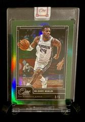 Buddy Hield [Green] #5 Basketball Cards 2020 Panini One and One Prices