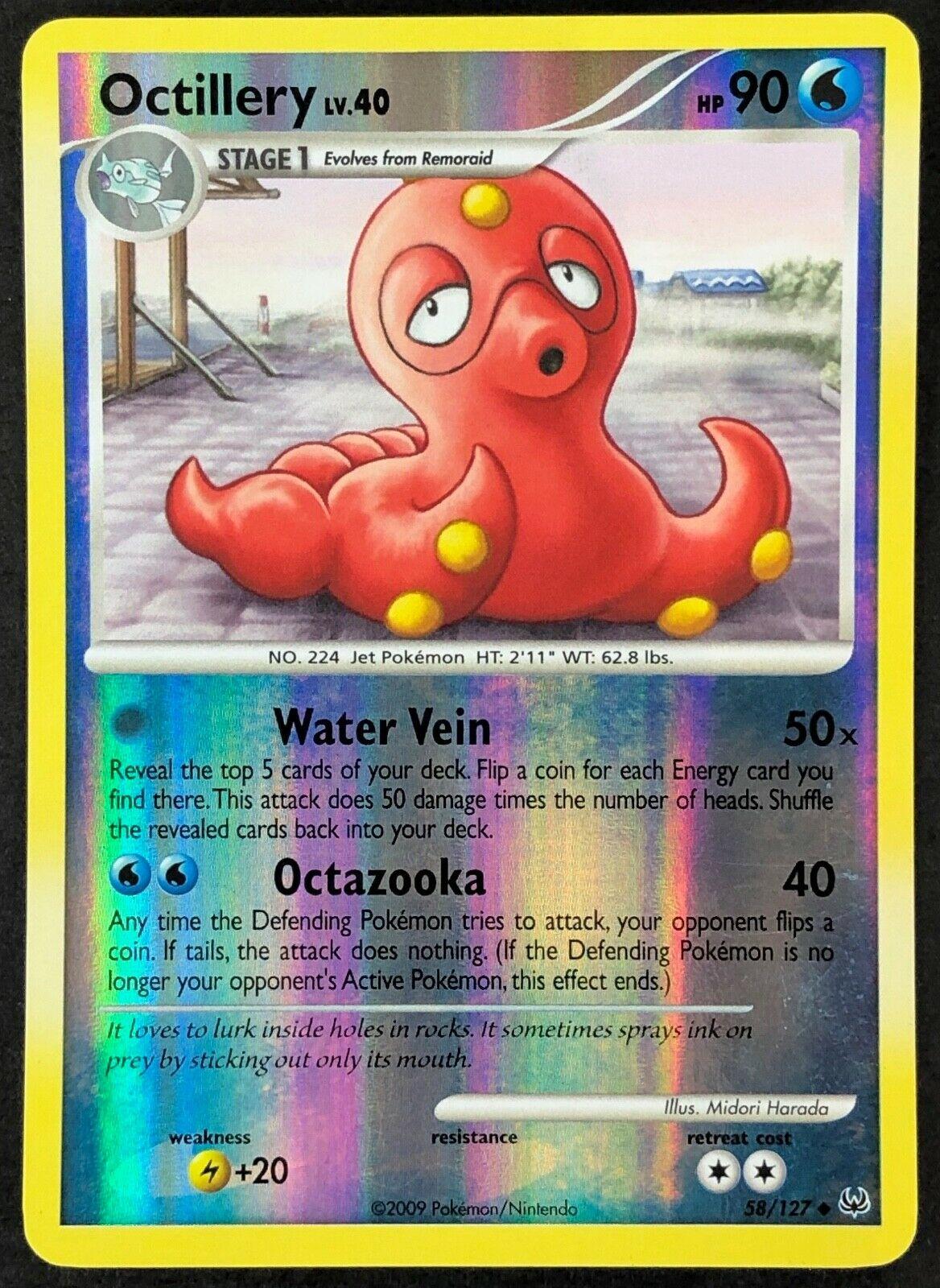 Octillery Reverse Holo Prices Pokemon Platinum Pokemon Cards