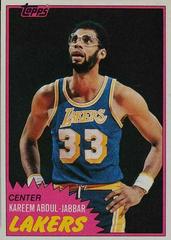 Kareem Abdul-Jabbar #20 Basketball Cards 1981 Topps Prices
