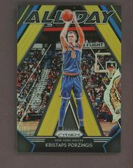 Kristaps Porzingis [Gold Prizm] #16 Basketball Cards 2018 Panini Prizm All Day Prices