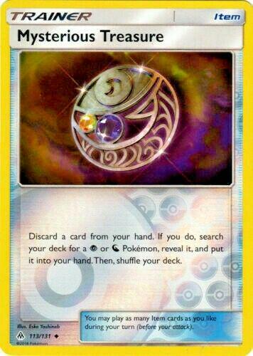 Mysterious Treasure [Reverse Holo] #113 Pokemon Forbidden Light