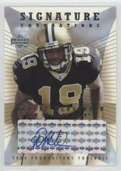 Devery Henderson #SF-DV Football Cards 2004 Upper Deck Foundations Signatures Prices