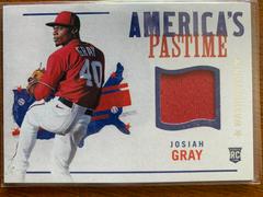 Josiah Gray #APS-JG Baseball Cards 2022 Panini Chronicles America's Pastime Swatches Prices