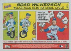 Brad Wilkerson #BC23 Baseball Cards 2004 Bazooka Comics Prices