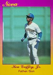 Ken Griffey Jr. [Father, Son] #179 Baseball Cards 1990 Star Nova Edition Prices