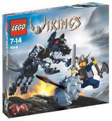 Viking Warrior challenges the Fenris Wolf #7015 LEGO Vikings Prices