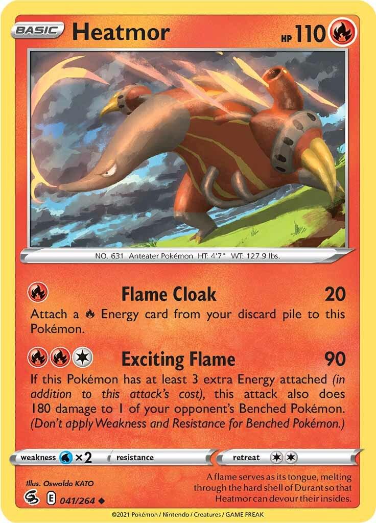 Heatmor #41 Pokemon Fusion Strike