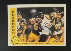 San Diego Chargers [A Quarterback in...] #72 Football Cards 1985 Fleer Team Action Prices
