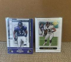 Ray Lewis #10 Football Cards 2005 Playoff Contenders Prices