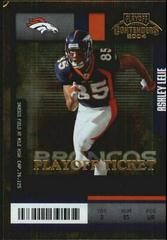 Ashley Lelie [Playoff Ticket] #31 Football Cards 2004 Playoff Contenders Prices