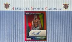 Francis Ngannou [Red] Ufc Cards 2021 Panini Chronicles UFC National Pride Signatures Prices