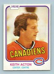 Keith Acton Hockey Cards 1981 O-Pee-Chee Prices